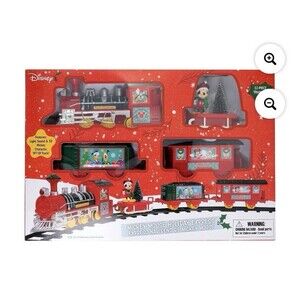 Disney Mickey Mouse Train Set Holiday Express Train Set New In Box